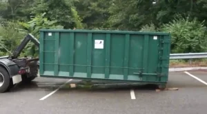 Dumpster rental delivery process in New Braunfels